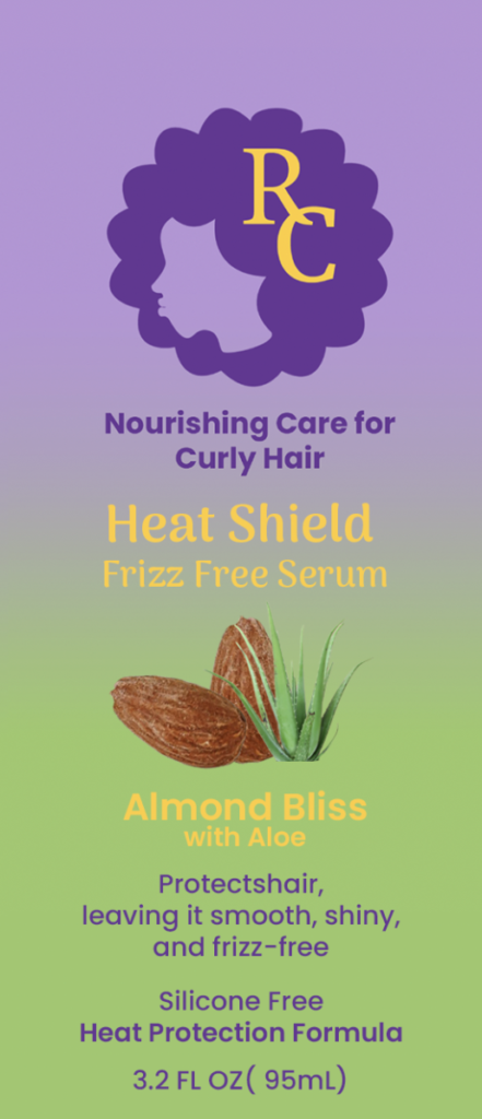 Almond Bliss Heat shield and anti-frizz serum